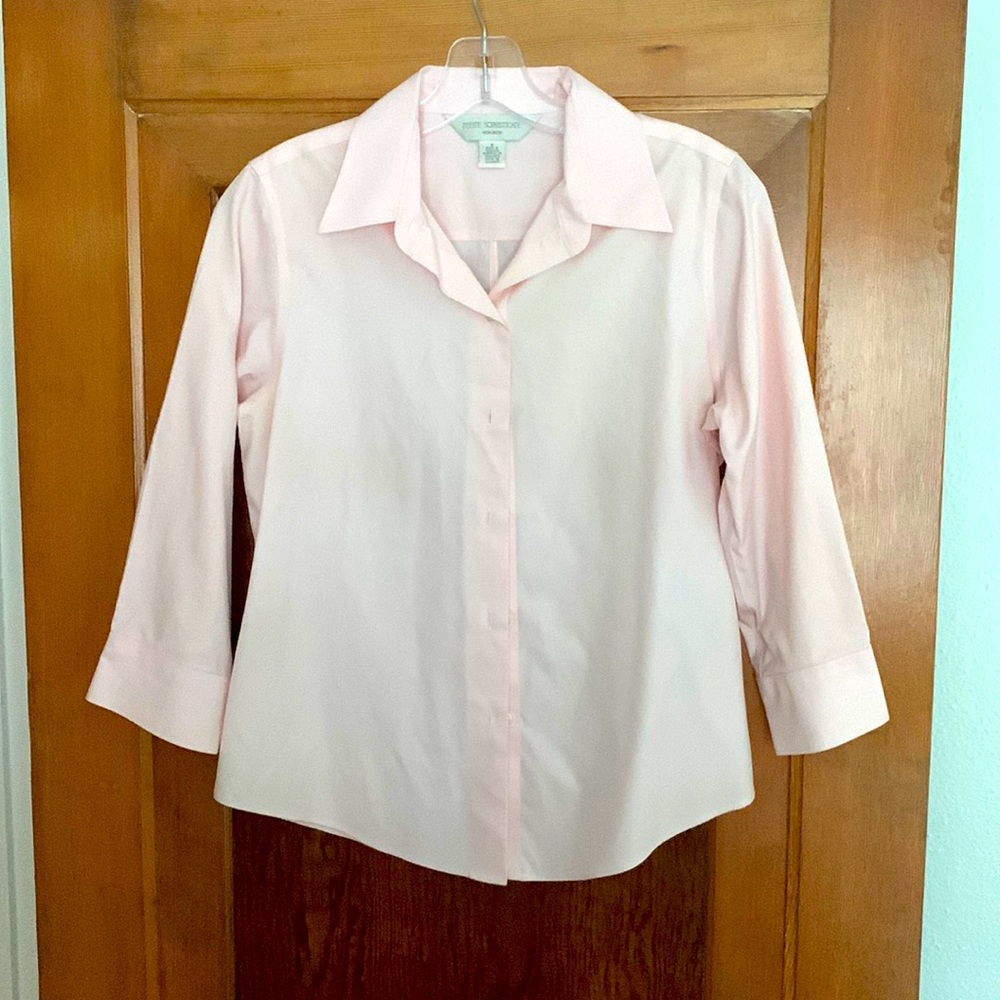 Petite Sophisticate Tailored Button Down Shirt